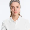 Fasce per capelli sportive a righe da 6 cm