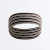 Fasce per capelli sportive a righe da 6 cm