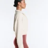 Felpa avvolgente con collo a polo in modal Soft Touch
