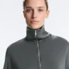 Felpa con mezza zip in modal Soft Touch Felpa con mezza zip in modal Soft Touch