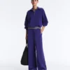 Felpa con mezza zip in modal spazzolato Felpa con mezza zip in modal spazzolato