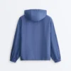 Felpa con mezza zip, tasca frontale, misto lyocell e 24% lino Felpa con mezza zip, tasca frontale, misto lyocell e 24% lino