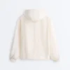 Felpa con mezza zip, tasca frontale, misto lyocell e 24% lino Felpa con mezza zip, tasca frontale, misto lyocell e 24% lino
