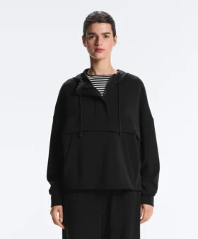 Felpa con zip in modal Soft Touch al tatto Felpa con zip in modal Soft Touch al tatto