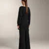 Felpa lunga in modal Soft Touch con dettaglio annodato