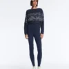 Felpa Soft Touch a righe marinare in modal
