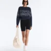 Felpa Soft Touch a righe marinare in modal