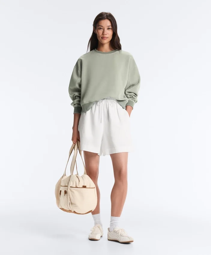Felpa Soft Touch con collo rotondo in modal Felpa Soft Touch con collo rotondo in modal