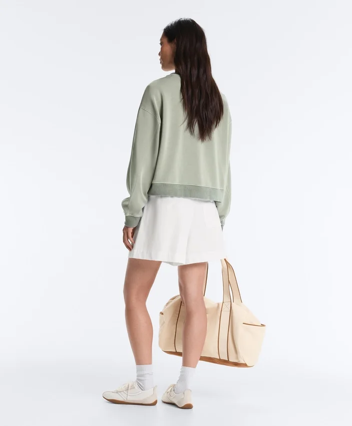 Felpa Soft Touch con collo rotondo in modal Felpa Soft Touch con collo rotondo in modal