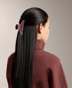 Fermaglio per accessori per capelli grande con bordino