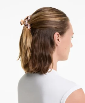 Fermaglio per accessori per capelli piccolo in finto tartaruga