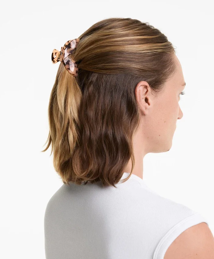 Fermaglio per accessori per capelli piccolo in finto tartaruga Fermaglio per accessori per capelli piccolo in finto tartaruga