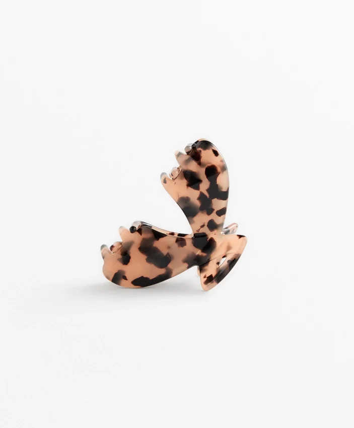 Fermaglio per accessori per capelli piccolo in finto tartaruga Fermaglio per accessori per capelli piccolo in finto tartaruga