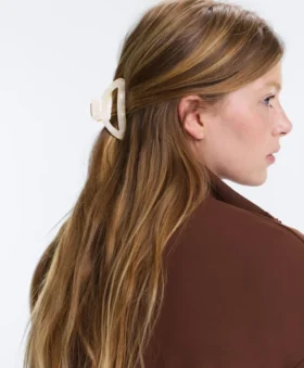 Fermaglio per capelli metallico grande