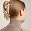Fermaglio per capelli metallico grande Fermaglio per capelli metallico grande