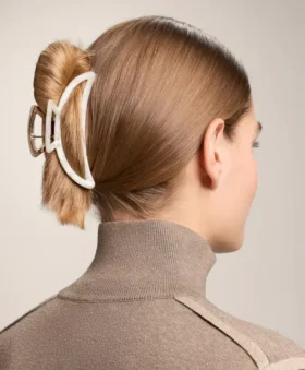 Fermaglio per capelli metallico grande