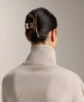 Fermaglio per capelli metallico grande