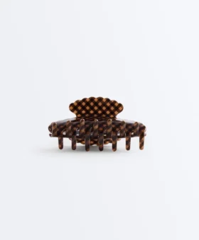 Forchetta per accessori per capelli a quadretti
