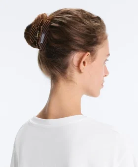 Forchetta per accessori per capelli a quadretti
