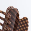 Forchetta per accessori per capelli a quadretti