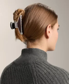 Forchetta per accessori per capelli grande con bordino