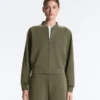 Giacca bomber a righe in modal Soft Touch