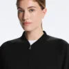 Giacca bomber a righe in modal Soft Touch