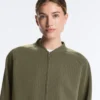 Giacca bomber a righe in modal Soft Touch