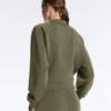 Giacca bomber a righe in modal Soft Touch