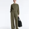 Giacca bomber a righe in modal Soft Touch