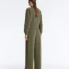 Giacca bomber a righe in modal Soft Touch