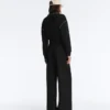 Giacca con bordino effetto neoprene