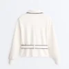 Giacca con bordino in modal Soft Touch