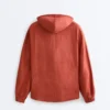 Giacca con cappuccio in 100% lino