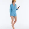Giacca con cappuccio in maglia a trecce lavata