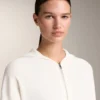Giacca con cappuccio in maglia lavata