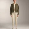 Giacca con cappuccio in maglia strutturata