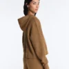 Giacca con cappuccio in maglia strutturata