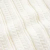 Giacca con cappuccio in maglia traforata