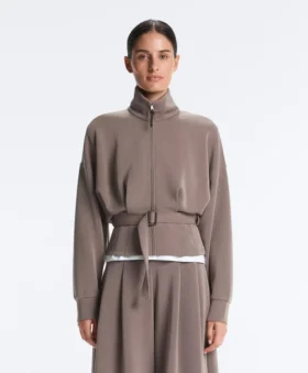 Giacca con cintura a corsetto Soft Touch in modal