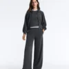 Pantaloni a righe asimmetriche in modal Pantaloni a righe asimmetriche in modal
