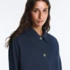Giacca con tasche in misto cotone