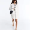 Giacca con tasche in misto cotone