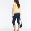 Giacca con tasche in piqué di cotone
