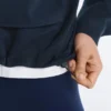 Giacca con tasche in piqué di cotone