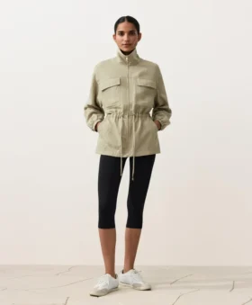 giacca con vita arricciata in misto lyocell e 24 lino 2 1 280x339 - Giacca con vita arricciata in misto lyocell e 24% lino