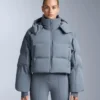 Giacca corta da sci leggera, idrorepellente, 80% piumino e 20% Minardi Piume