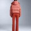 Giacca corta da sci leggera, idrorepellente, 80% piumino e 20% Minardi Piume