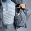 Giacca corta da sci leggera, idrorepellente, 80% piumino e 20% Minardi Piume