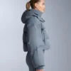 Giacca corta da sci leggera, idrorepellente, 80% piumino e 20% Minardi Piume